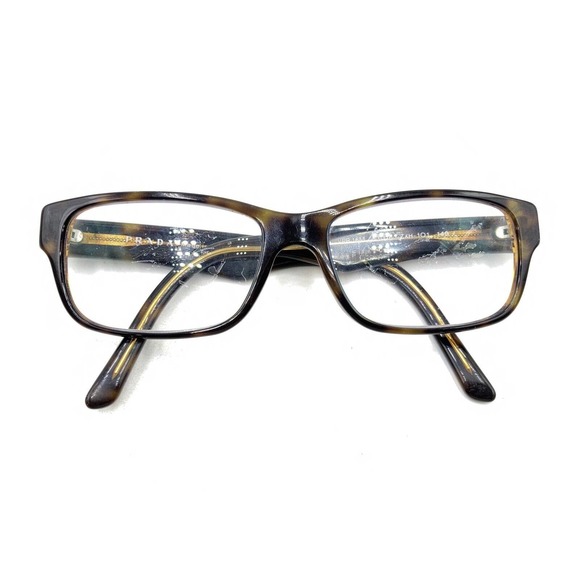 Prada VPR 16M ZXH-1O1 Blue Brown Tortoise Eyeglasses Frames 53-16 140 Italy - Picture 12 of 12